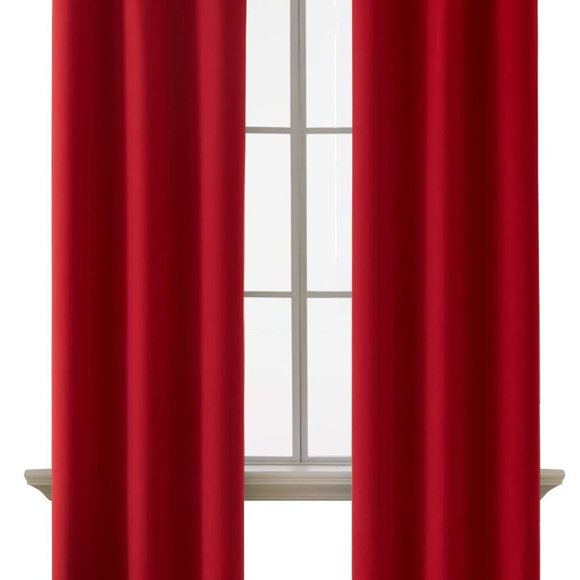 Deconovo Grommet Other - Deconovo Grommet Blackout Curtains - Red